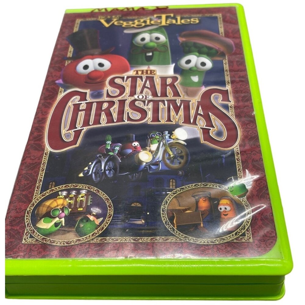 the star of Christmas VHS big ideas veggie tales 45 minutes 2002 READ
